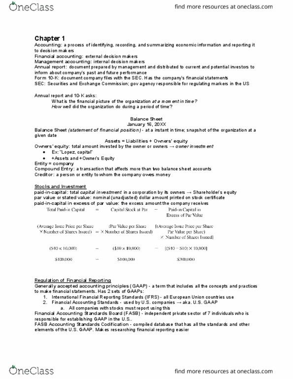 SMG AC 221 Chapter Notes - Chapter 1: International Financial Reporting Standards, Standard Accounting Practice, Stock Certificate thumbnail