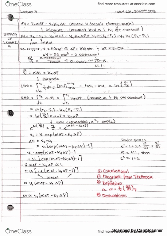 CHEM 201 Lecture 5: (01-12-18) Partial Derivatives Part 3 thumbnail