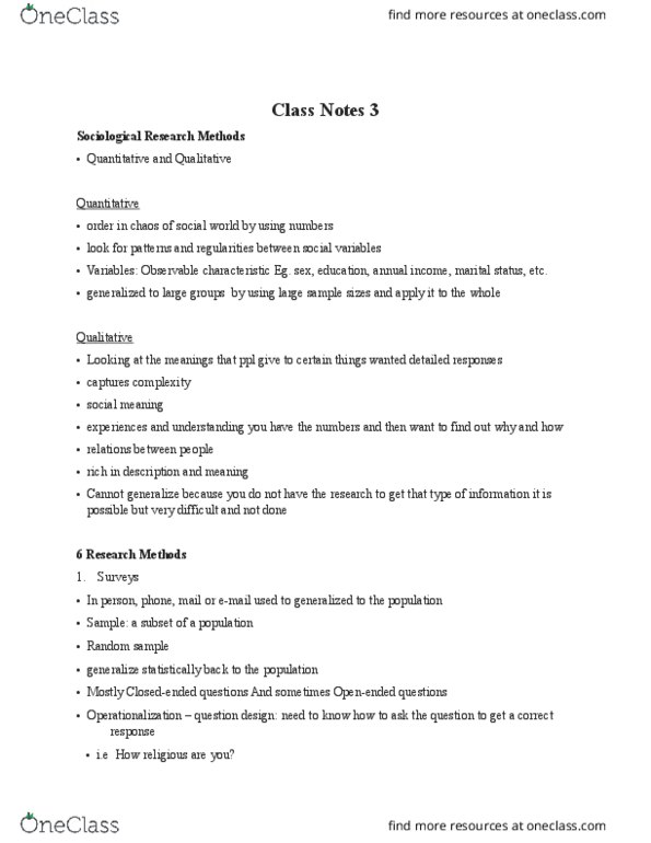 SY101 Lecture Notes - Lecture 3: Church Attendance, Operationalization, Nuremberg Trials thumbnail