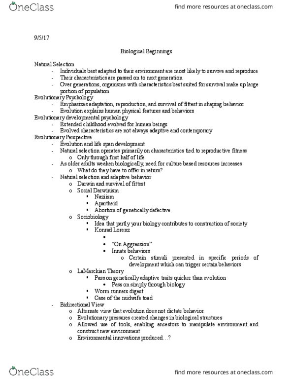 PSYC 2034 Lecture Notes - Lecture 2: Intellectual Disability, Surrogacy, Cystic Fibrosis thumbnail