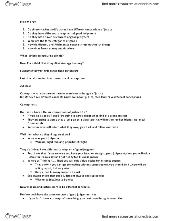 PHL275H5 Lecture Notes - Lecture 3: Thrasymachus thumbnail