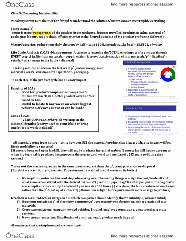 MGPO 440 Lecture Notes - Lecture 3: Danone, Cost Leadership, Reverse Engineering thumbnail