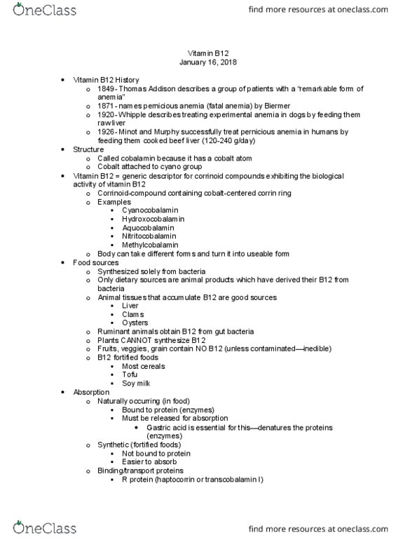 HUN 4221 Lecture Notes - Lecture 2: Atrophic Gastritis, Antibody, Gastric Mucosa thumbnail