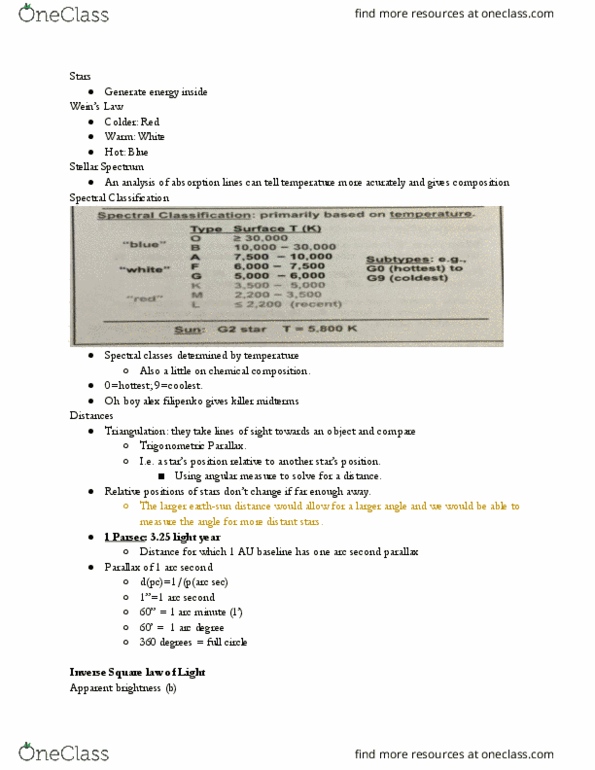 ASTRON C10 Lecture Notes - Lecture 18: Low Mass, Nuclear Reaction, Solar Mass thumbnail