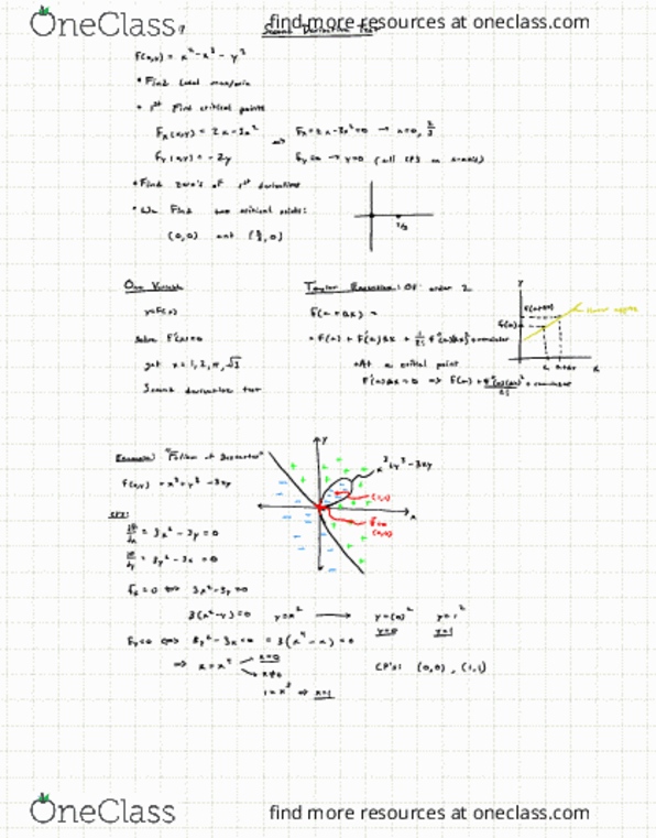 MATH 234 Lecture Notes - Lecture 23: Taylor Series thumbnail