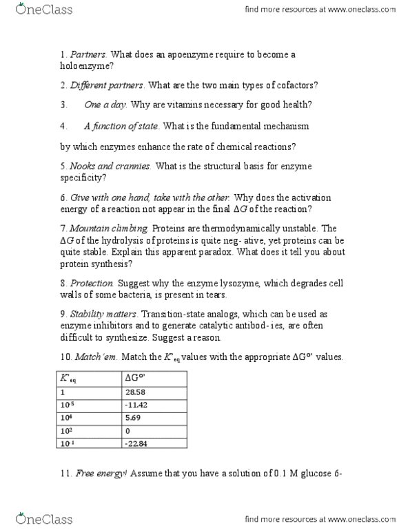 CHMB62H3 Chapter 5: Chap 5 Questions exam review.docx thumbnail