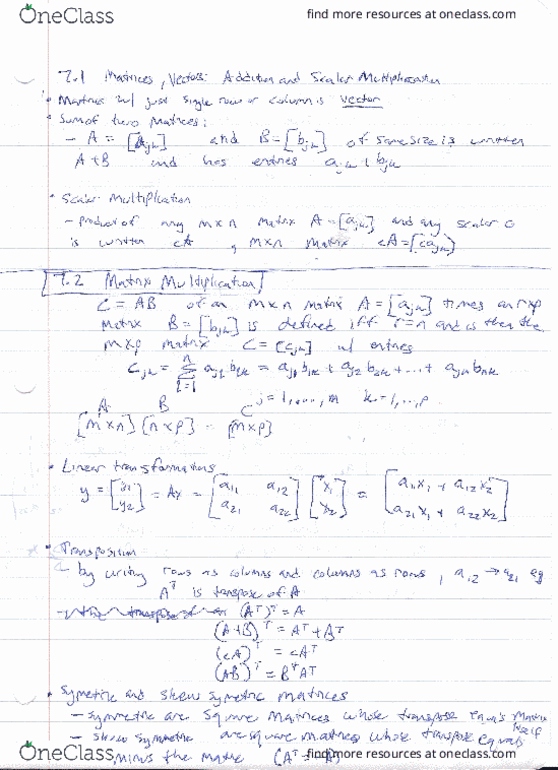 Textbook Notes For Aerospace Engineering At San Diego State University Sdsu