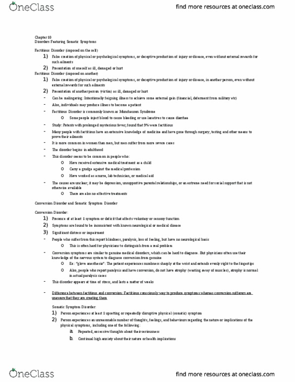 PSYC 2030 Lecture Notes - Lecture 10: Phallic Stage, Electra Complex, Coronary Circulation thumbnail