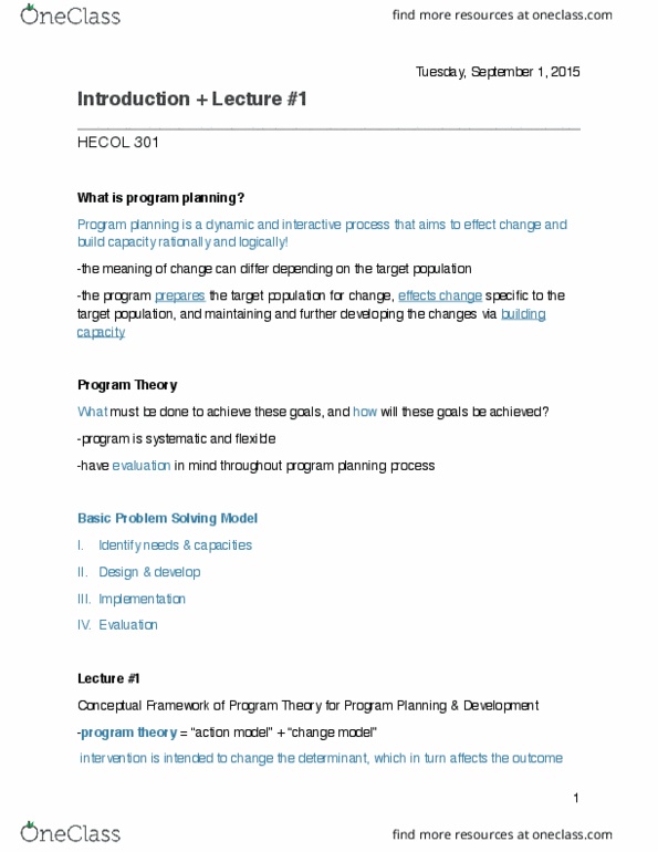 HECOL301 Lecture 1: HECOL 301 Intro + Lecture #1 thumbnail