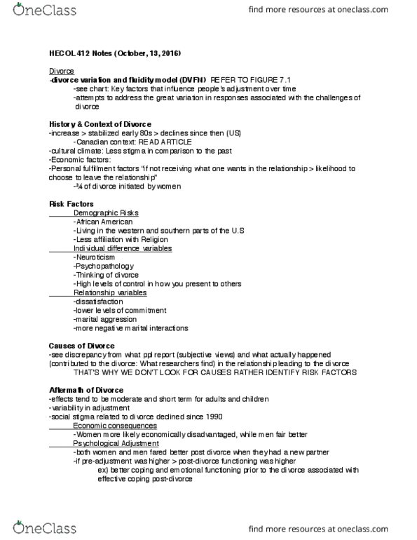 HECOL412 Lecture Notes - Lecture 1: Social Stigma, Neuroticism thumbnail