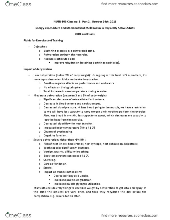 NUTR 512 Lecture Notes - Lecture 5: Ice Cream Headache, Hyponatremia, Carbonation thumbnail