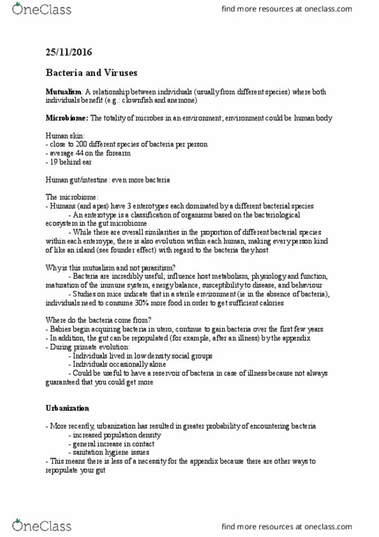 BIOL 115 Lecture Notes - Lecture 17: Antigenic Drift, Streptomycin, 2009 Flu Pandemic thumbnail