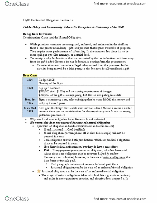 LAWG 100D1 Lecture Notes - Lecture 17: Canadian Medical Association, Married People, Bruker thumbnail