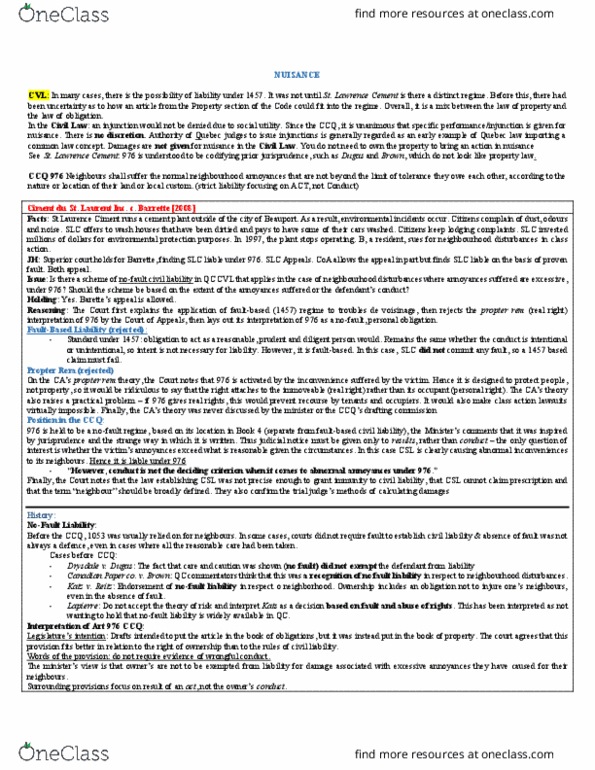 LAWG 101D2 Lecture Notes - Lecture 20: Public Law, Sanctity Of Life, Precedent thumbnail