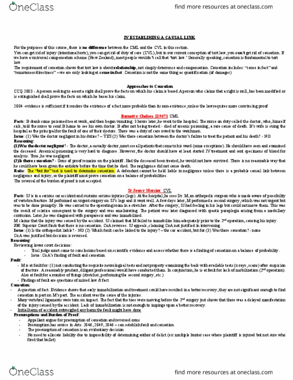 LAWG 101D2 Lecture Notes - Lecture 22: Arsenic Poisoning, Hereditary Spastic Paraplegia, Beverley Mclachlin thumbnail