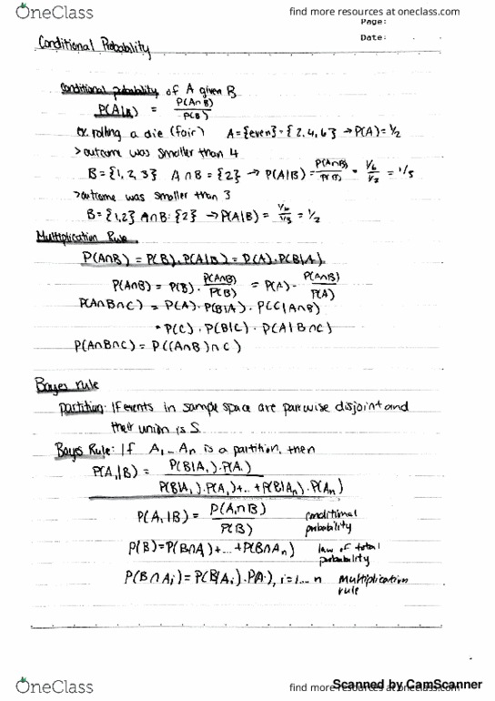 STAT 400 Lecture 3: Conditional Probability & Bayes Rule thumbnail