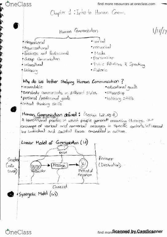 COM 1100 Lecture 1: COM: Chapter 1 thumbnail