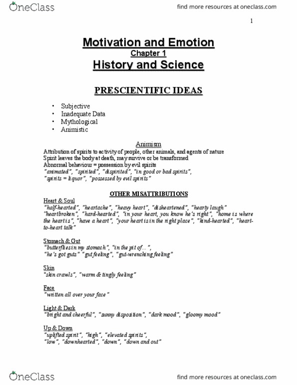 PSYCH 3M03 Lecture Notes - Lecture 8: Patellar Reflex, Pineal Gland, Tabula Rasa thumbnail