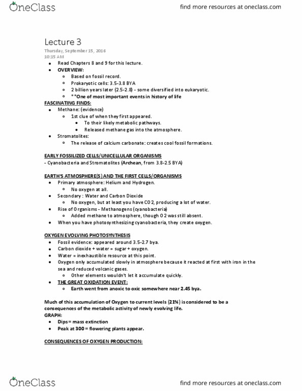 BIOL 215 Lecture Notes - Lecture 3: Railways Act 1921, Proteobacteria, Maximum Likelihood Estimation thumbnail