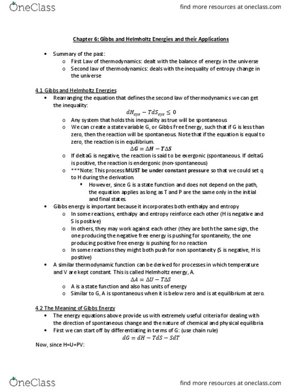 CHEM 204 Lecture Notes - Lecture 8: Molar Volume, Phase Diagram, Phase Rule thumbnail