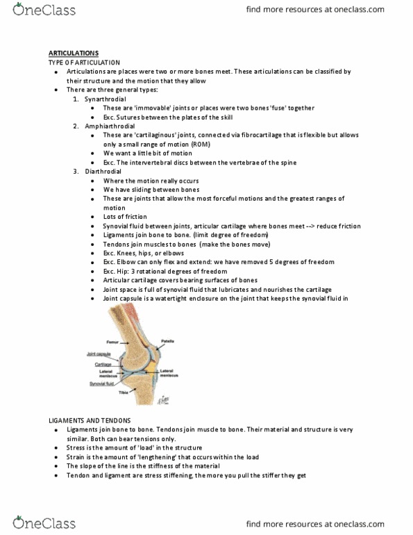 Kinesiology 2241A/B Lecture Notes - Lecture 3: Rigid Body, Carpal Bones, Shoulder Joint thumbnail