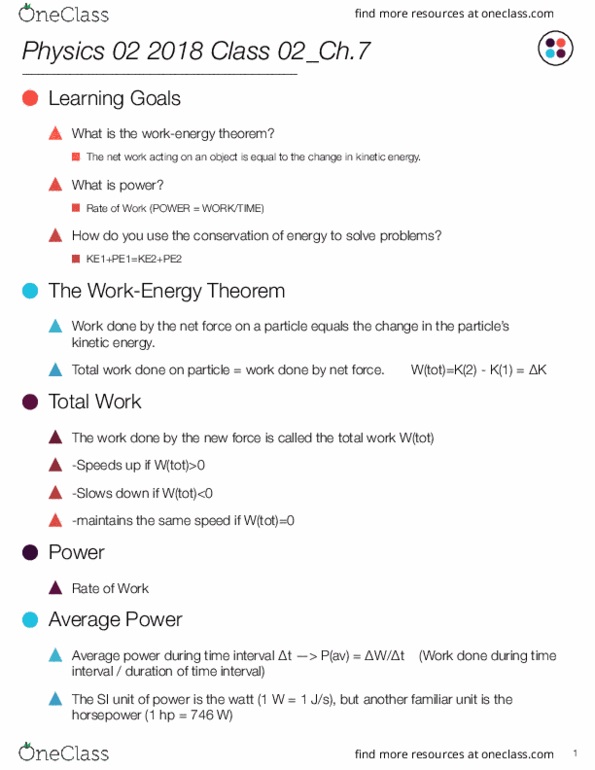 PHYS 122 Lecture Notes - Lecture 2: Net Force thumbnail