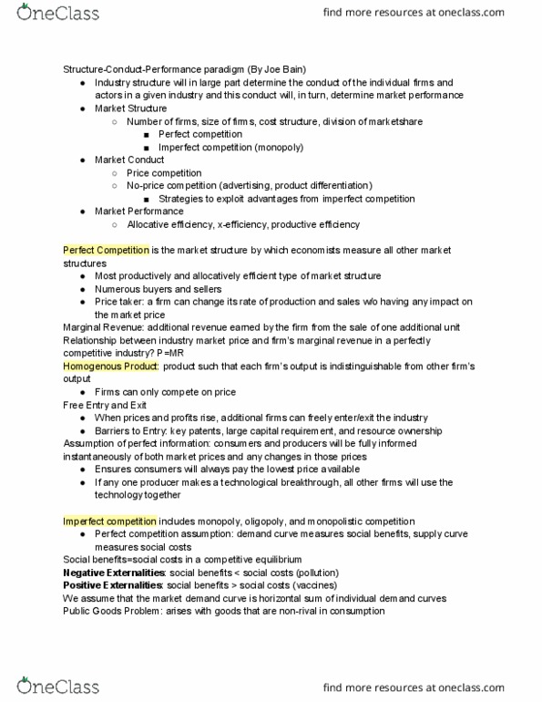 MGMT 4A Lecture Notes - Lecture 1: Economic Surplus, Deadweight Loss, Pareto Efficiency thumbnail