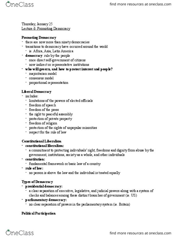 CMN2168 Lecture Notes - Lecture 6: Maastricht Treaty, Copenhagen Criteria, Global Governance thumbnail