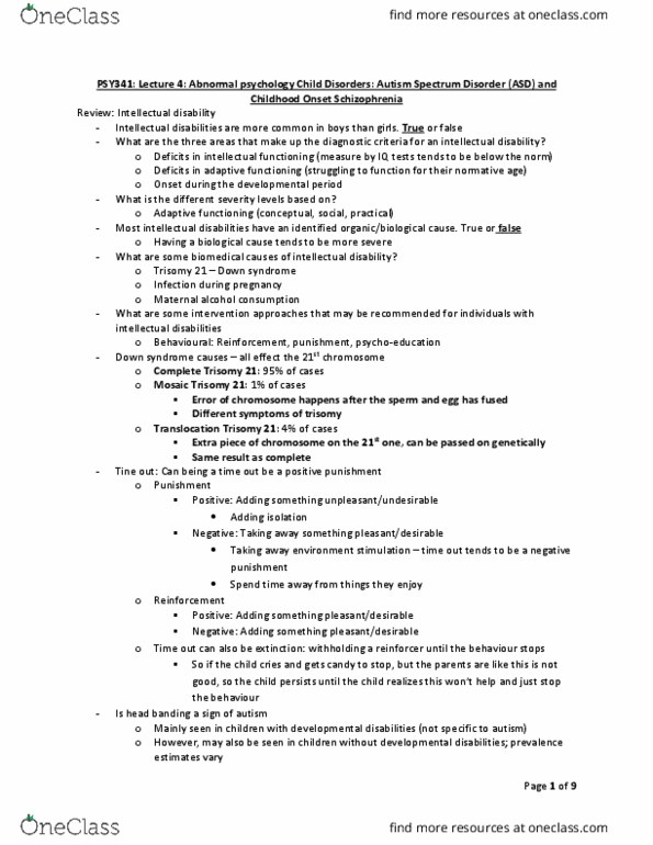 PSY341H5 Lecture Notes - Lecture 4: Frontal Lobe, Antipsychotic, Age 13 thumbnail