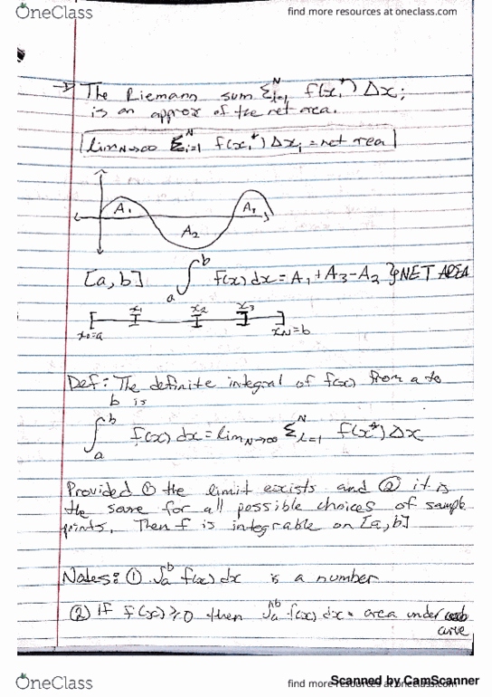 MA110 Lecture 15: Riemann's Sum thumbnail