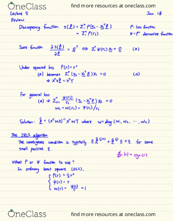 STAT444 Lecture Notes - Lecture 5: Mean Squared Error thumbnail