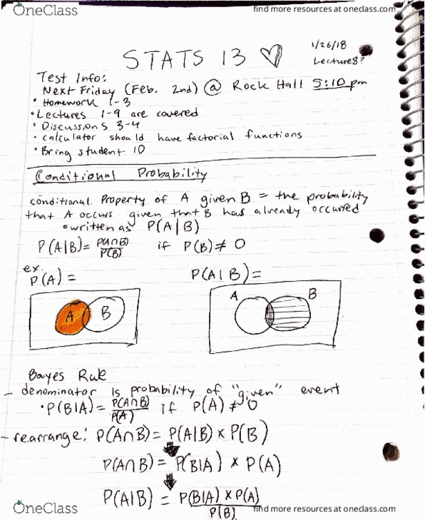 STA 13 Lecture Notes - Lecture 8: Urt thumbnail