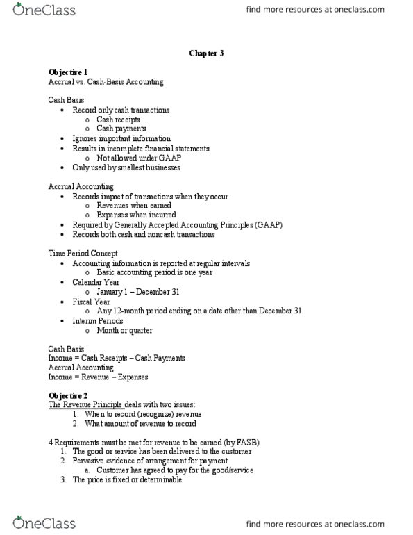 ACG 2021 Lecture Notes - Lecture 7: Debits And Credits, Deferred Income, Deferral thumbnail