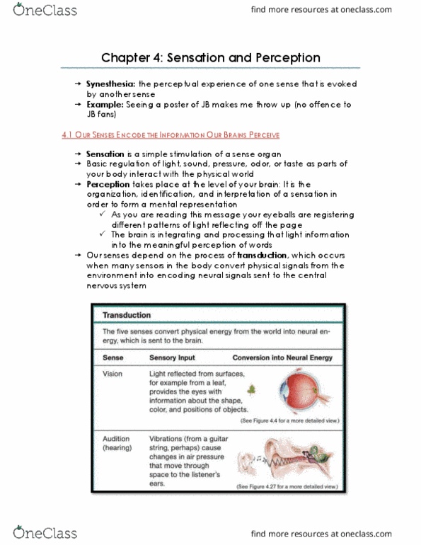 PSYA01H3 Chapter Notes - Chapter 4: Subjective Constancy, Agnosia, Charles Wheatstone thumbnail