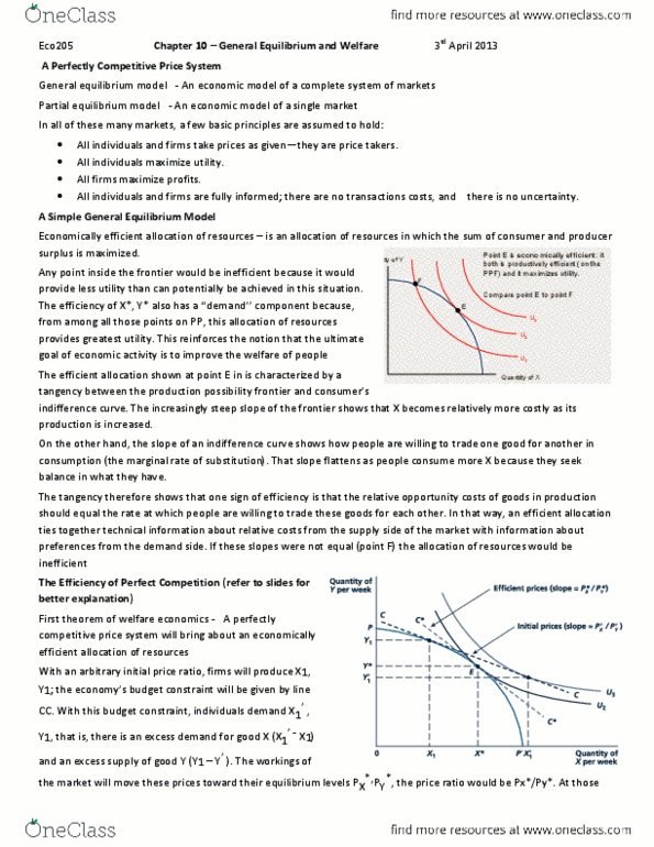 ECO205Y5 Chapter Notes - Chapter 10: Imperfect Competition, Contract Curve, Fiat Money thumbnail