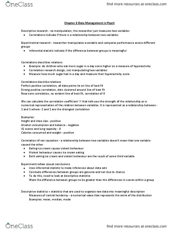 PS101 Lecture Notes - Lecture 3: Statistical Significance, Informed Consent, Research thumbnail