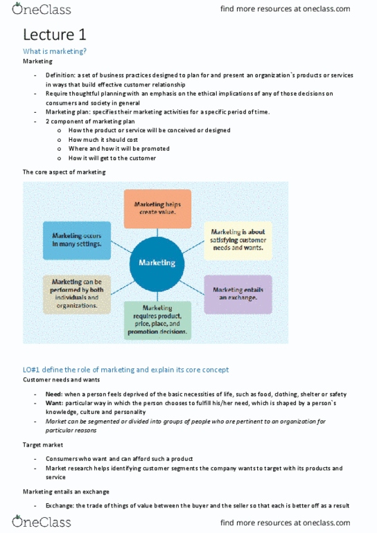 COMMERCE 2MA3 Lecture Notes - Lecture 1: Taobao, Marketing, Market Orientation thumbnail