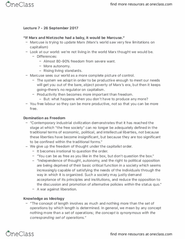 POLSCI 3CC3 Lecture Notes - Lecture 7: Industrialisation thumbnail