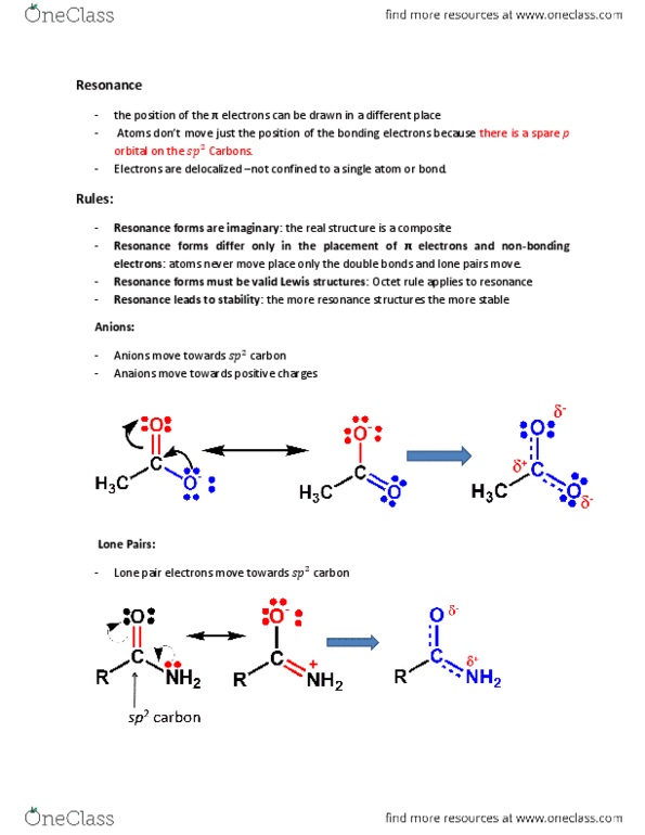 CHEM  1007 Lecture Notes - Methyl Group, Ion, Lone Pair thumbnail
