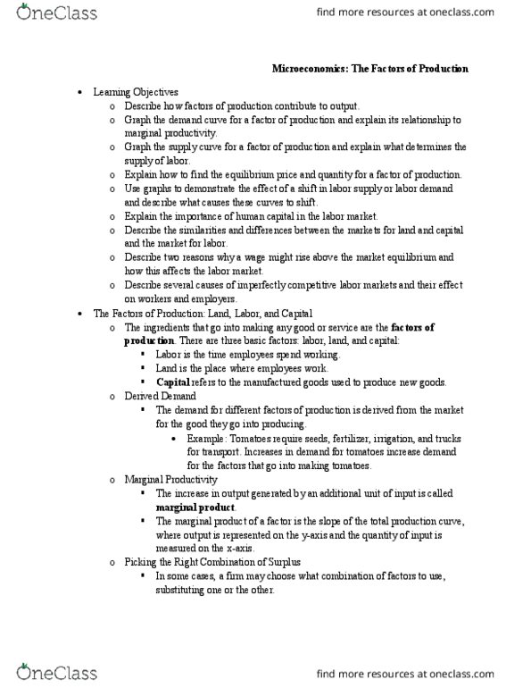 ECON 200 Chapter Notes - Chapter 16: The Purchase Price, Redmond, Washington, National Education Association thumbnail