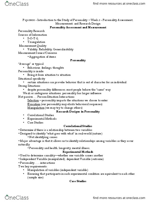 PSYC 2600 Lecture Notes - Lecture 2: Factor Analysis, Open Data Protocol, Cortisol thumbnail