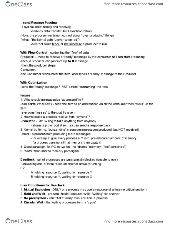 CSE 120 Lecture Notes - Lecture 7: Yottabyte thumbnail