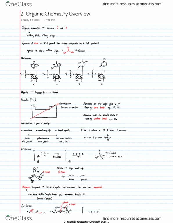 MBB 222 Lecture 1: 2. Organic Chemistry Overview thumbnail