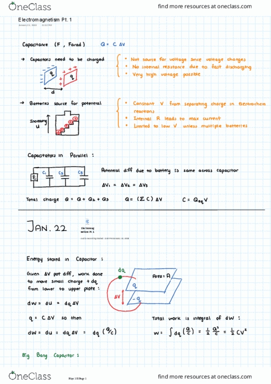 PHYS 158 Lecture 3: Electromagnetism Lectures Jan 13 - Jan 29 thumbnail