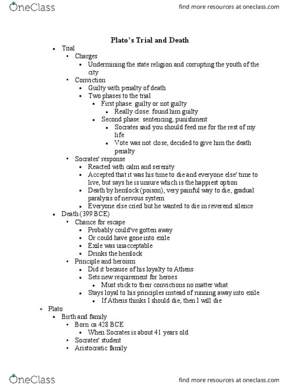 POLS 1002 Lecture 4: Platos trial and death thumbnail