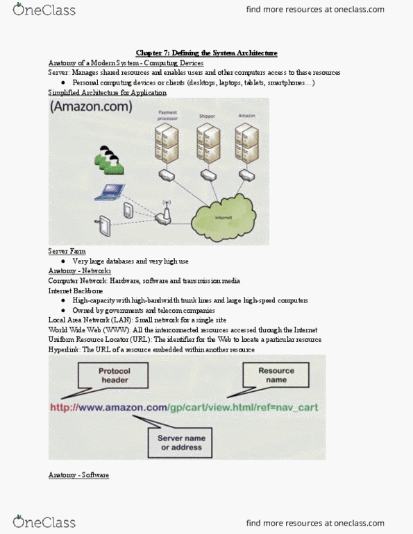 ITM 305 Chapter Notes - Chapter 7: Local Area Network, Uniform Resource Locator, Web Server thumbnail
