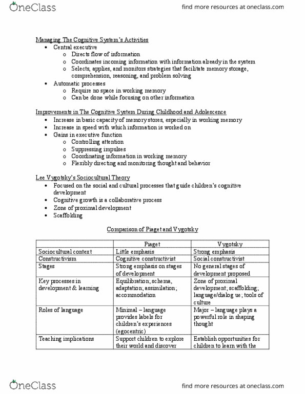 CFD 1220 Lecture 13: Infant mental development thumbnail