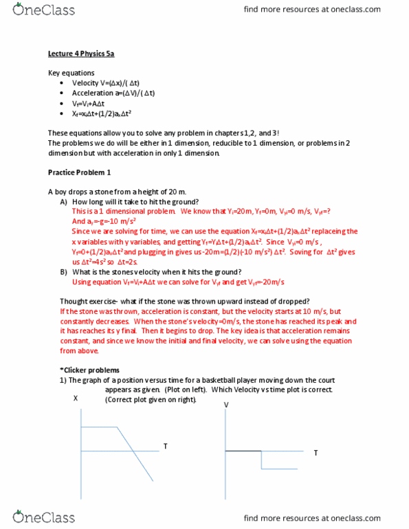 PHYSICS 5A Lecture Notes - Lecture 4: Farad thumbnail