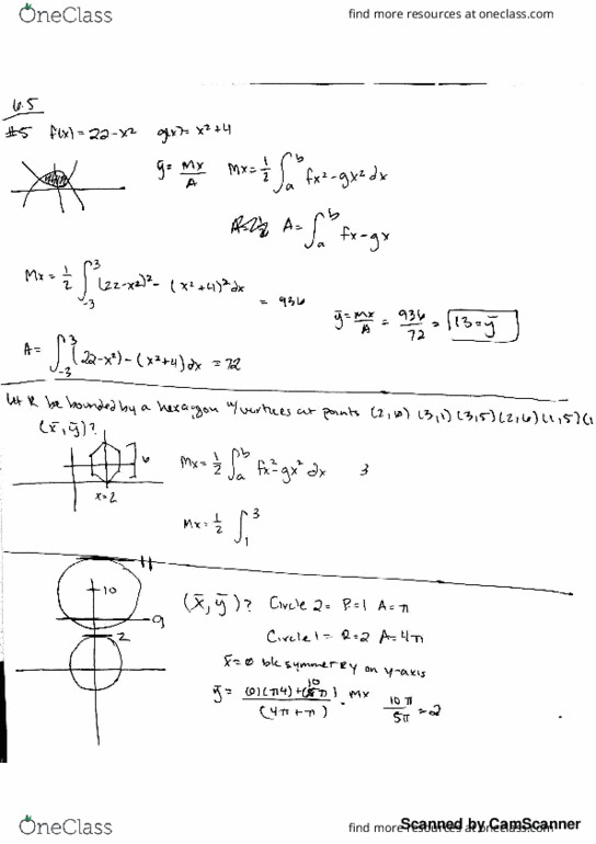 MATH 141 Chapter 6.5: CHP 6.5 Key Problems thumbnail