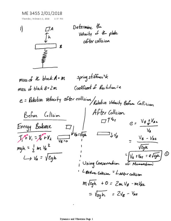 ME 3455 Lecture 10: ME 3455 2/01/2018 thumbnail